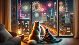 Helping Your Pets Feel Safe on New Year's Eve Ani Animal Communicator Read more about the article Helping Your Pets Feel Safe on New Year’s Eve